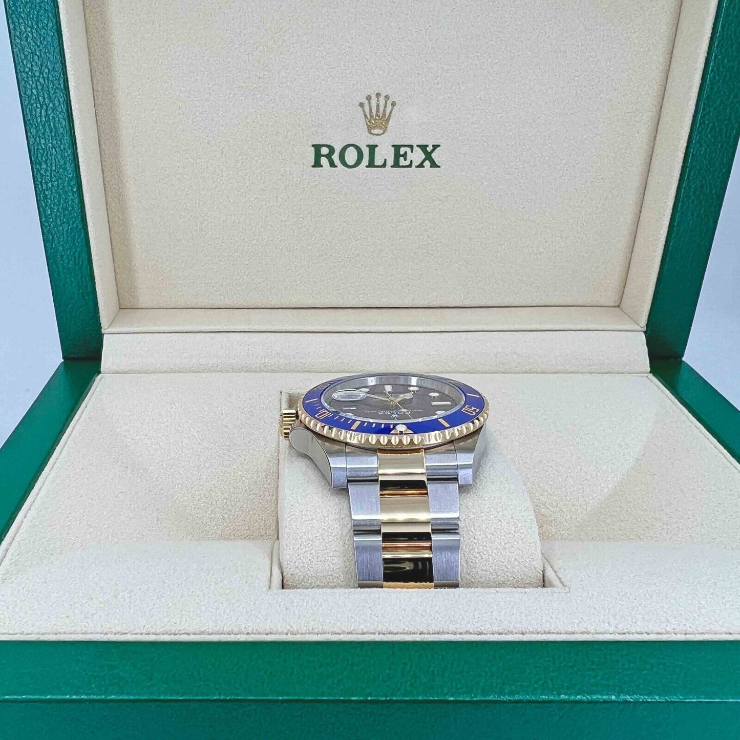 Rolex Submariner Date, Stainless Steel and 18k Yellow Gold, 41mm, Ref# 126613lb-0002, Side