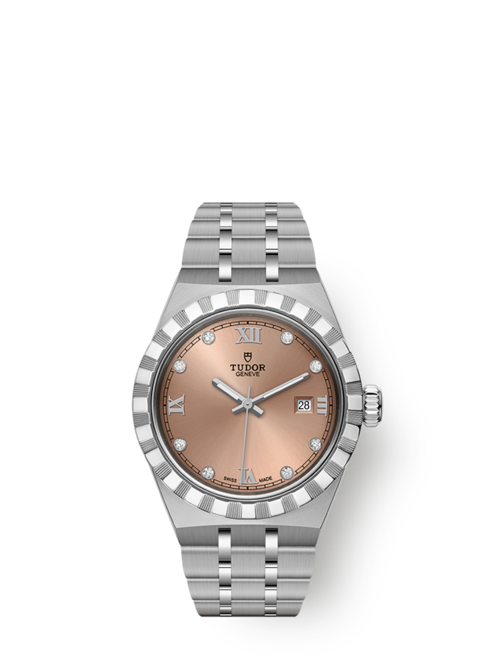 Tudor Royal, Stainless Steel with Diamond-set, 28mm, Ref# M28300