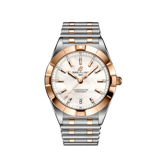 Breitling Chronomat 32, Stainless Steel, 18k Red Gold and 11 Diamonds, Ref# U77310101A2U1, Unworn 2024