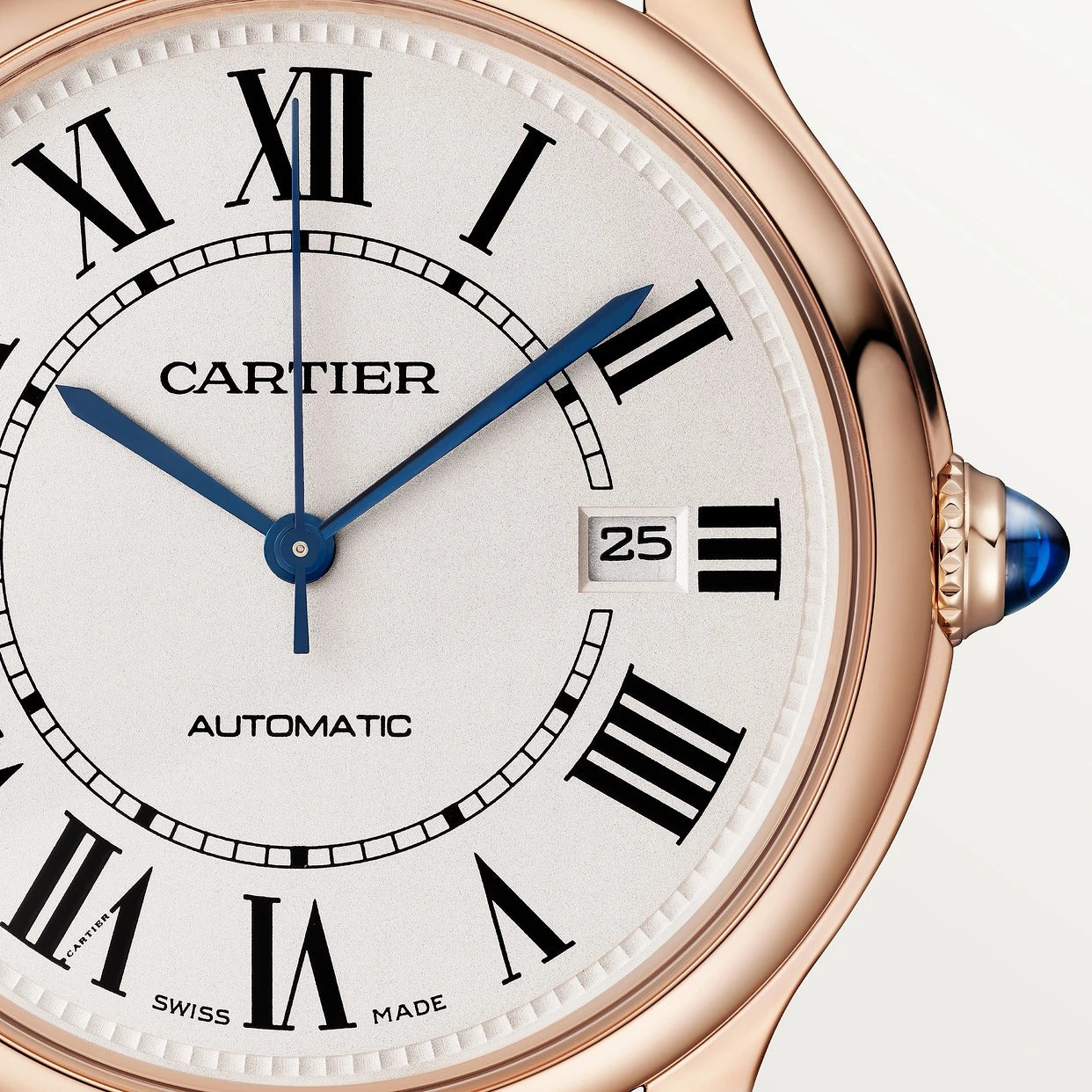 Unworn Cartier Ronde Louis Cartier, 18k Rose Gold, 40mm, Ref# WGRN0011, Dial