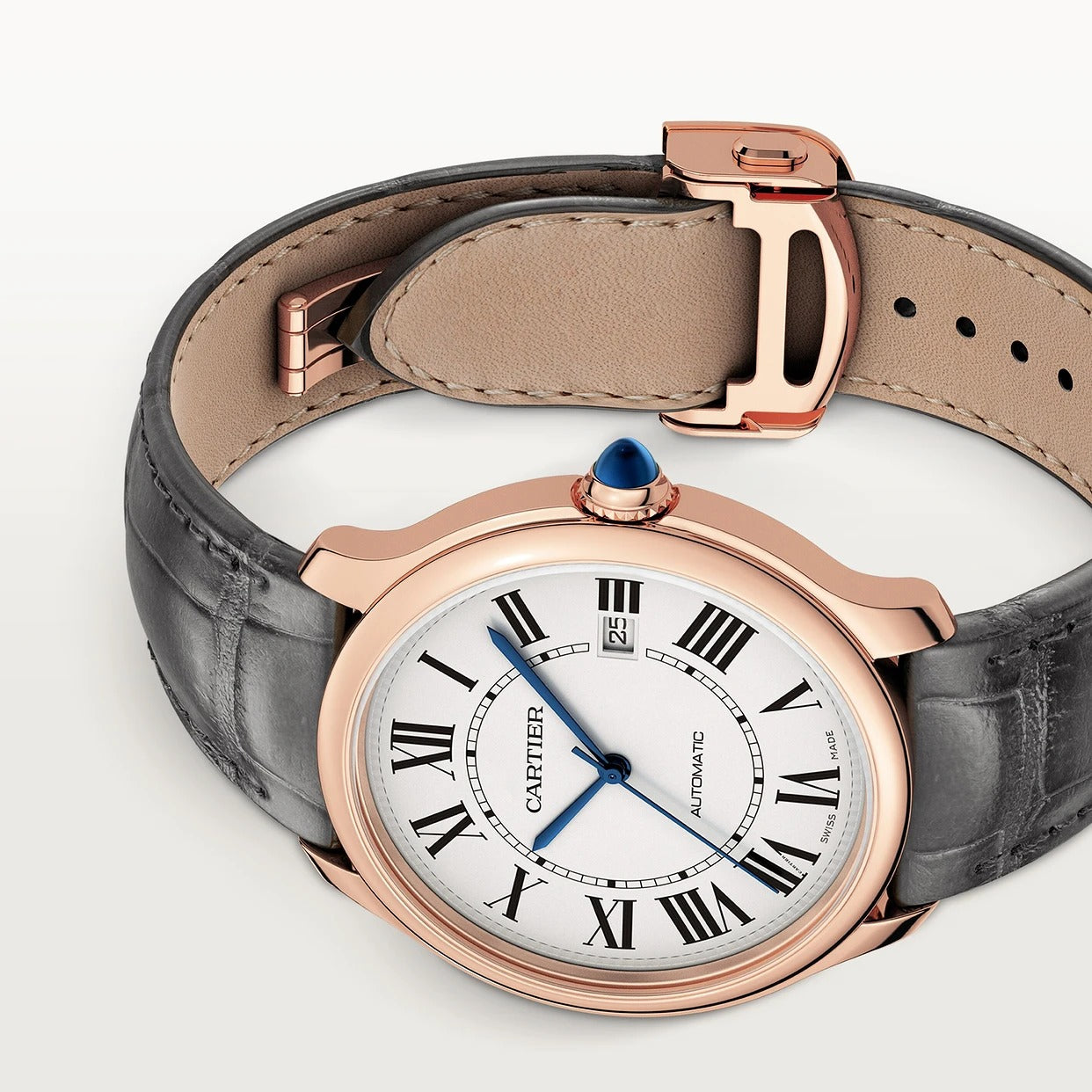 Unworn Cartier Ronde Louis Cartier, 18k Rose Gold, 40mm, Ref# WGRN0011, Main view front
