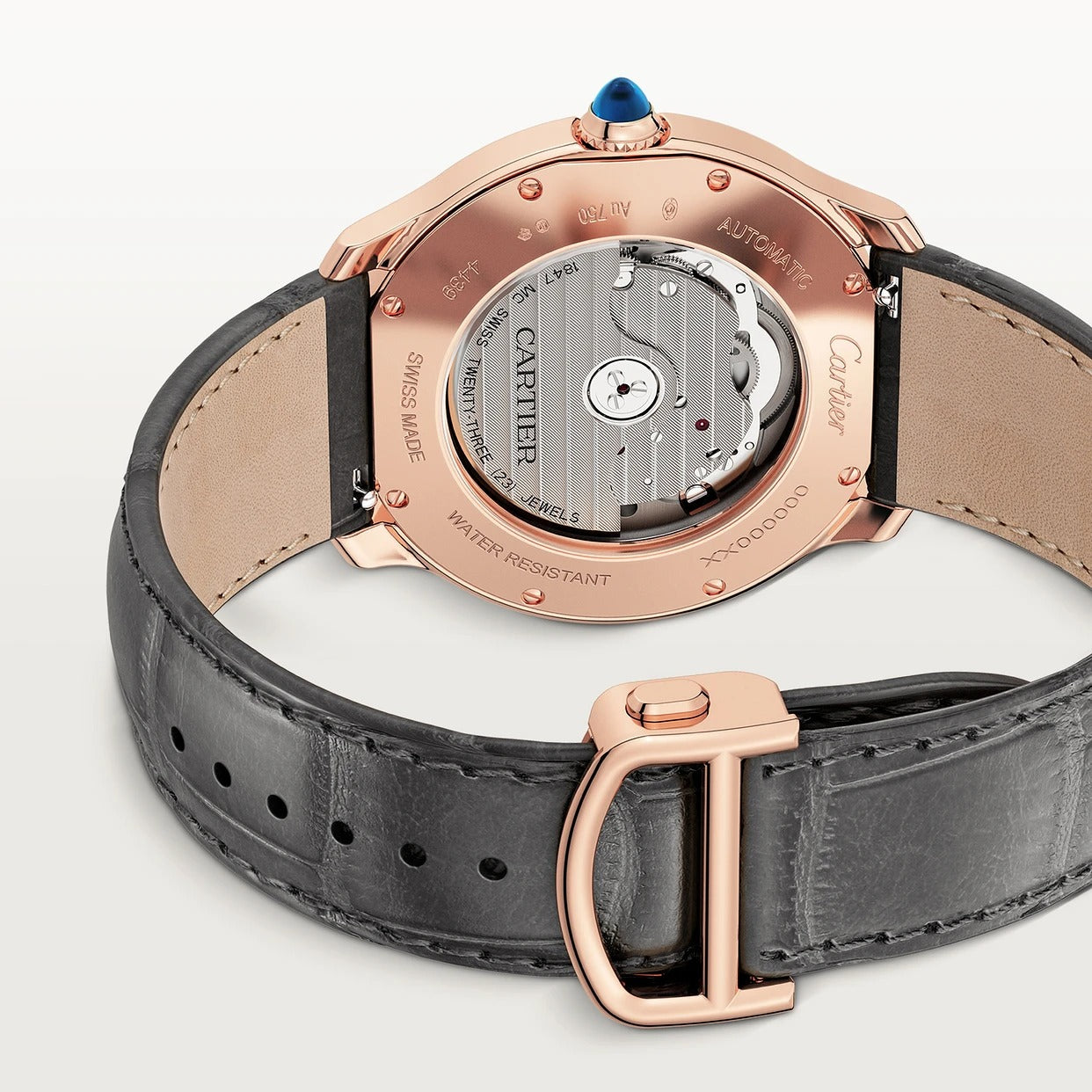 Unworn Cartier Ronde Louis Cartier, 18k Rose Gold, 40mm, Ref# WGRN0011, Main view back