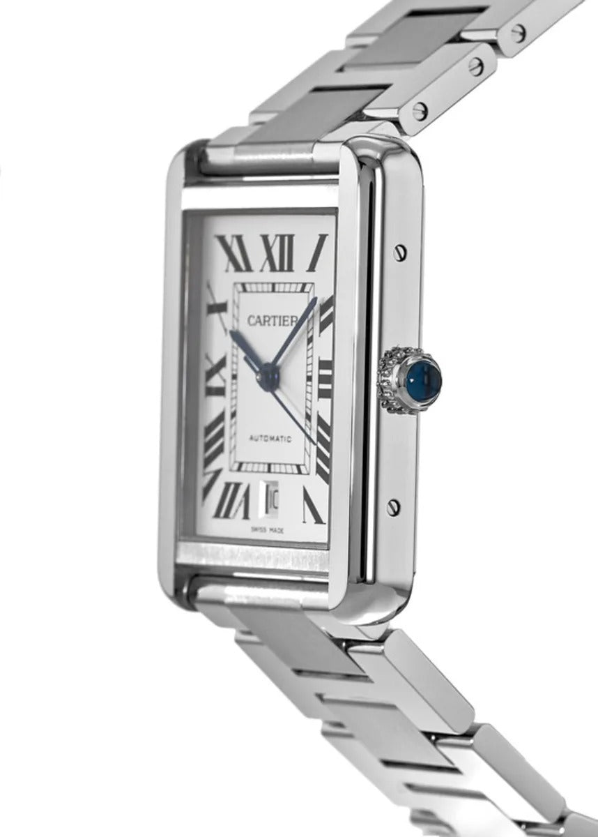 Unworn, Cartier Tank Solo, Stainless Steel, 41mm x 31mm, Ref# W5200028, Side