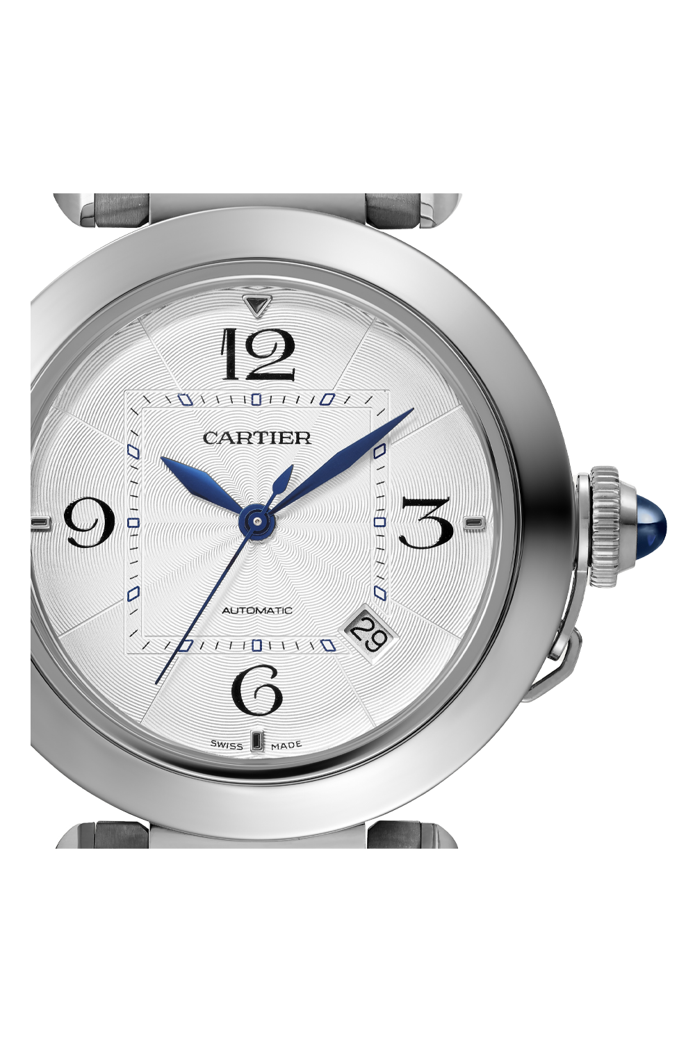 Unworn Cartier Pasha de Cartier, Stainless Steel, 41mm, Ref# WSPA0009, Dial