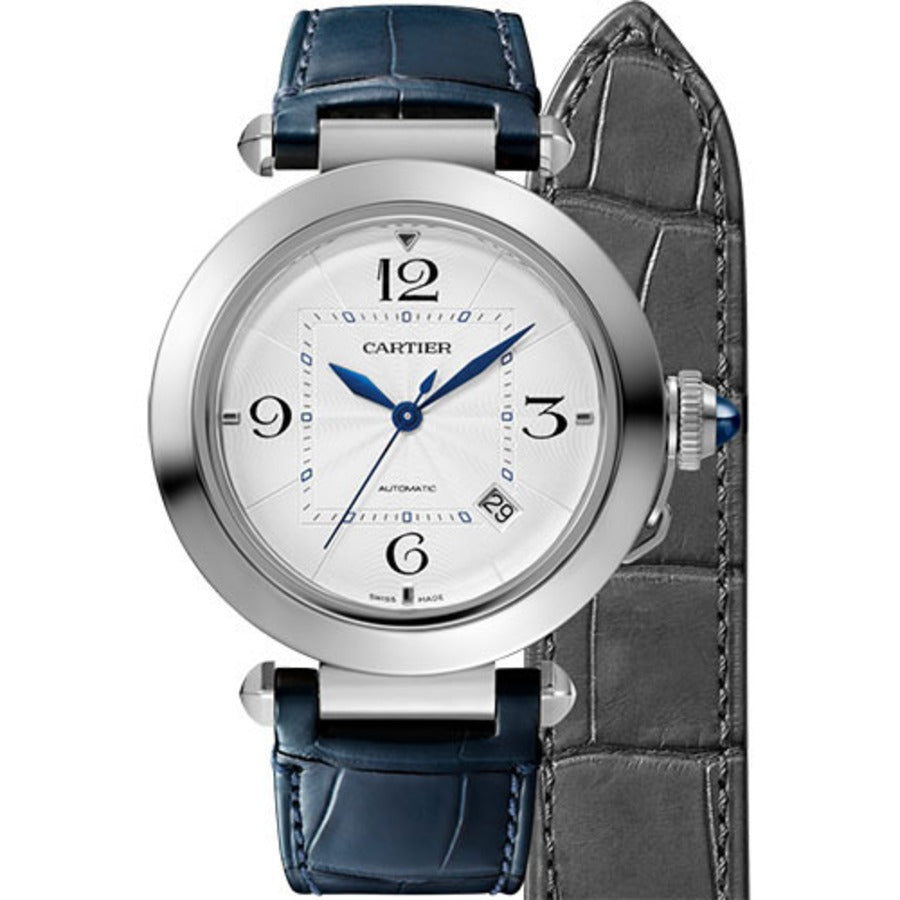 Unworn Cartier Pasha de Cartier, Stainless Steel, 41mm, Ref# WSPA0010+ strap included