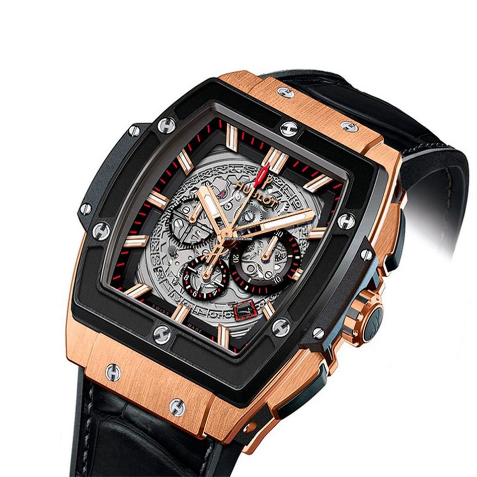 Hublot Spirit of Big Bang King Gold Ceramic 42mm, Ref# 641.OM.0183.LR, Right