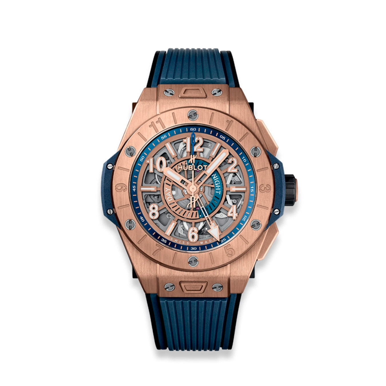 Muldyr træner bypass Hublot Big Bang, Unico GMT King Gold, 45mm, Ref# 471.OX.7128.RX –  Affordable Swiss Watches Inc.