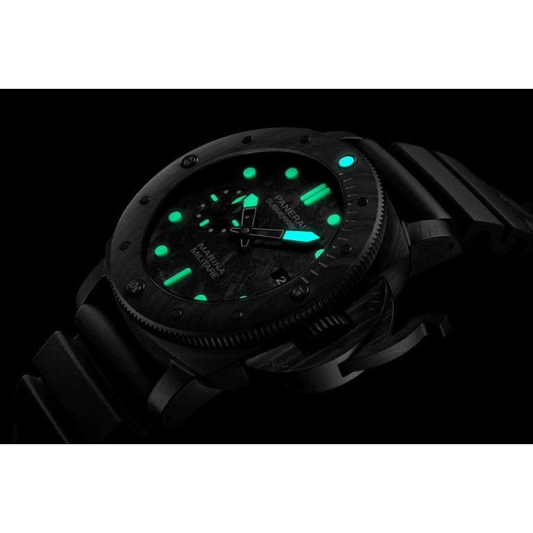 Side Panerai Submersible Marina Militare Carbotech™ Ref# PAM00979