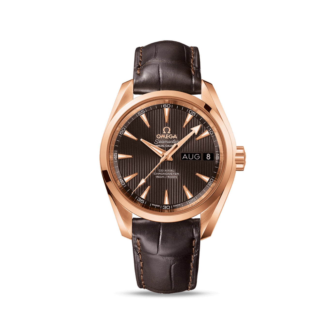 Omega Seamaster AQUA TERRA 150M CO‑AXIAL CHRONOMETER ANNUAL CALENDAR R –  Affordable Swiss Watches Inc.
