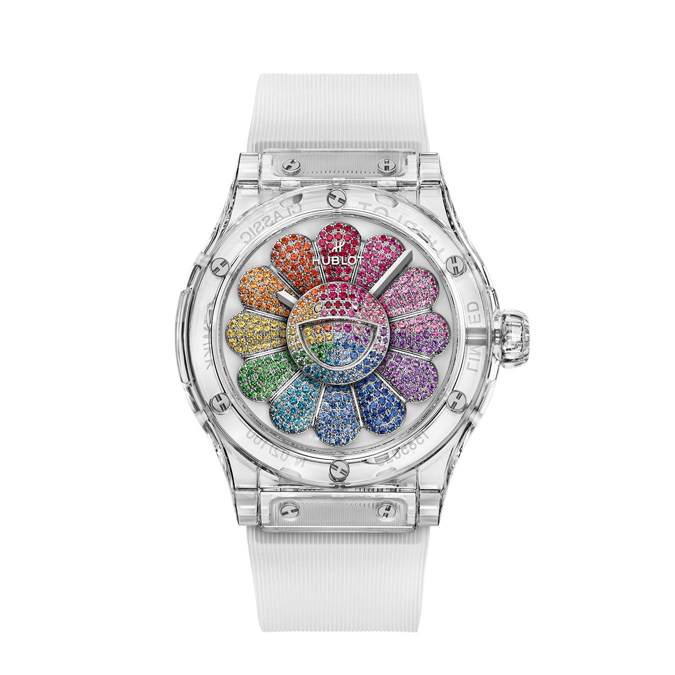 Hublot Classic Fusion TAKASHI MURAKAMI SAPPHIRE RAINBOW Ref# 507