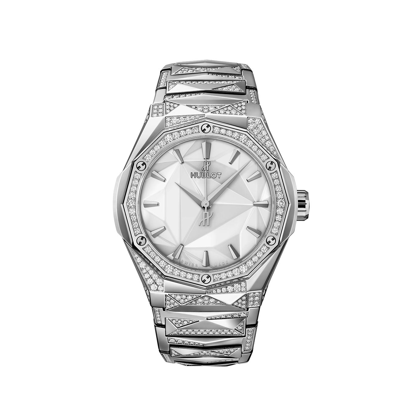 Hublot Classic Fusion ORLINSKI BRACELET TITANIUM WHITE ALTERNATIVE