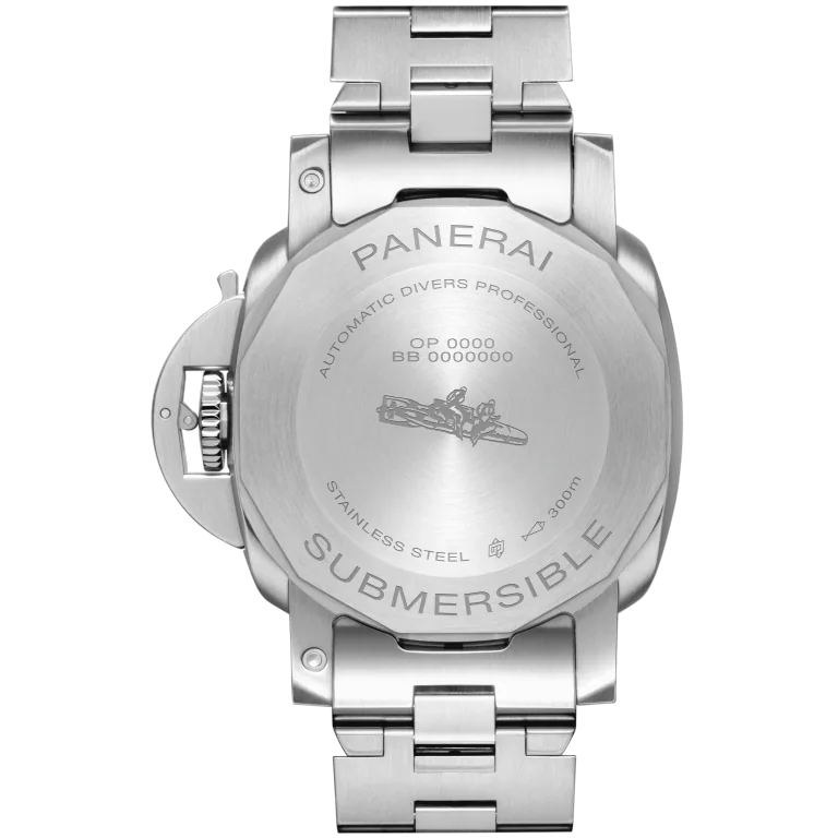 Panerai Submersible Blu Notte - 42mm, Ref# PAM01068, back