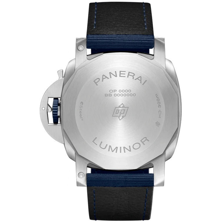 Back Panerai Luminor Marina ESteel™ Blu Profondo Ref# PAM01157