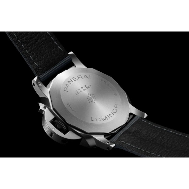 Back Panerai Luminor Marina ESteel™ Grigio Roccia Ref# PAM01358