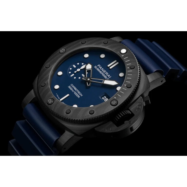 Dial Panerai Submersible QuarantaQuattro Carbotech™ Blu Abisso Ref# PAM01232