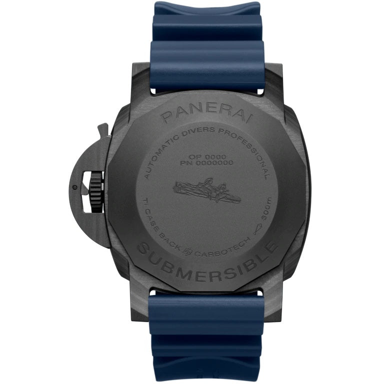 Back Panerai Submersible QuarantaQuattro Carbotech™ Blu Abisso Ref# PAM01232