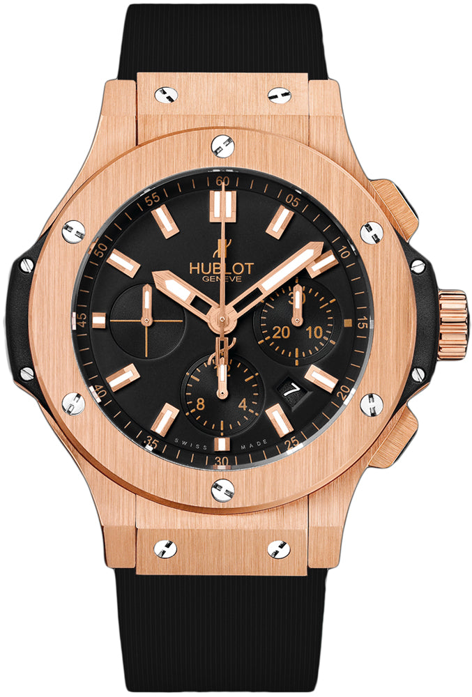 Hublot Big Bang, Gold Chronograph, 18k Rose Gold, 44 mm, Ref# 301.RX.1180.RX, Dial