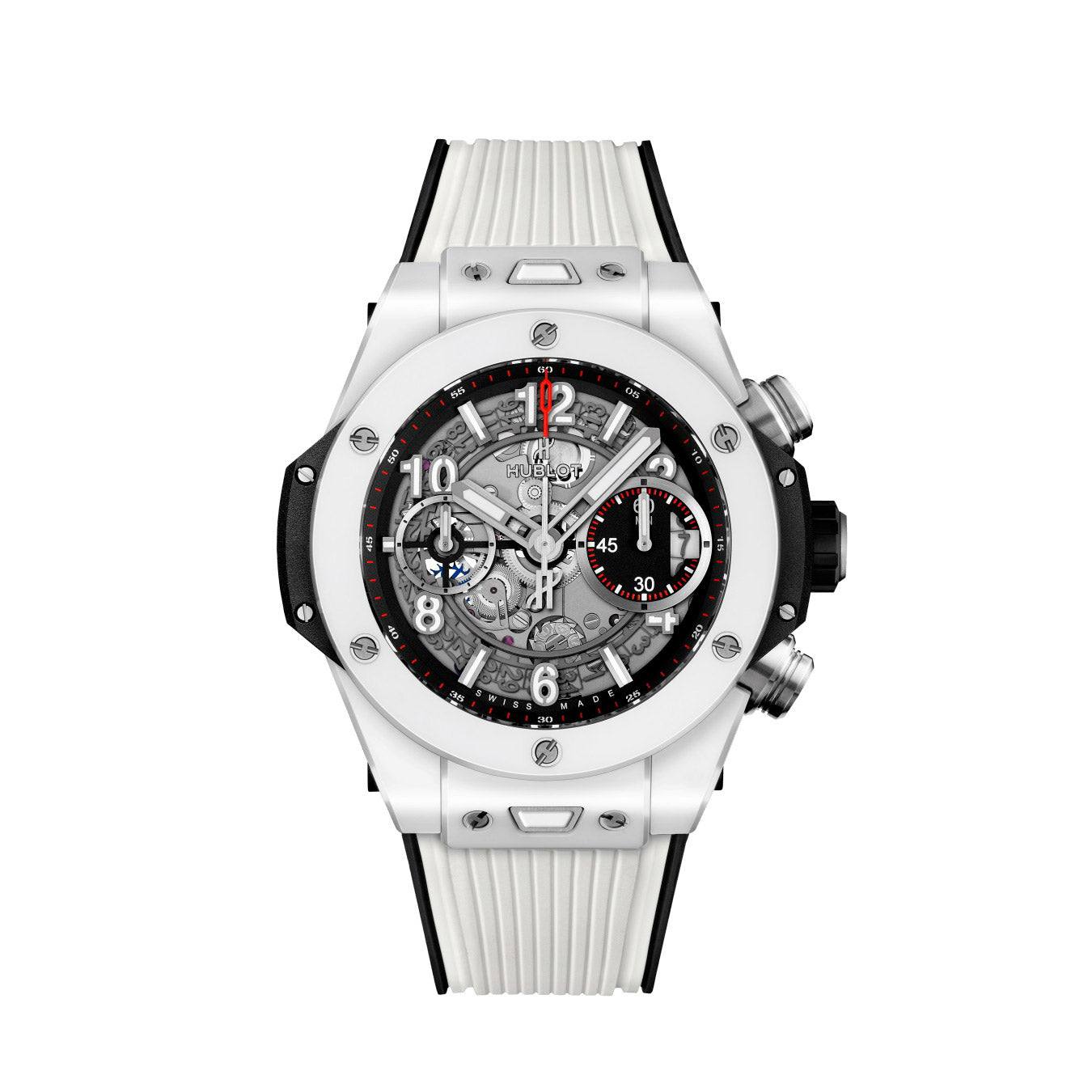 Hublot Big Bang, Unico White ceramic, 42mm, Ref# 441.HX.1170.RX