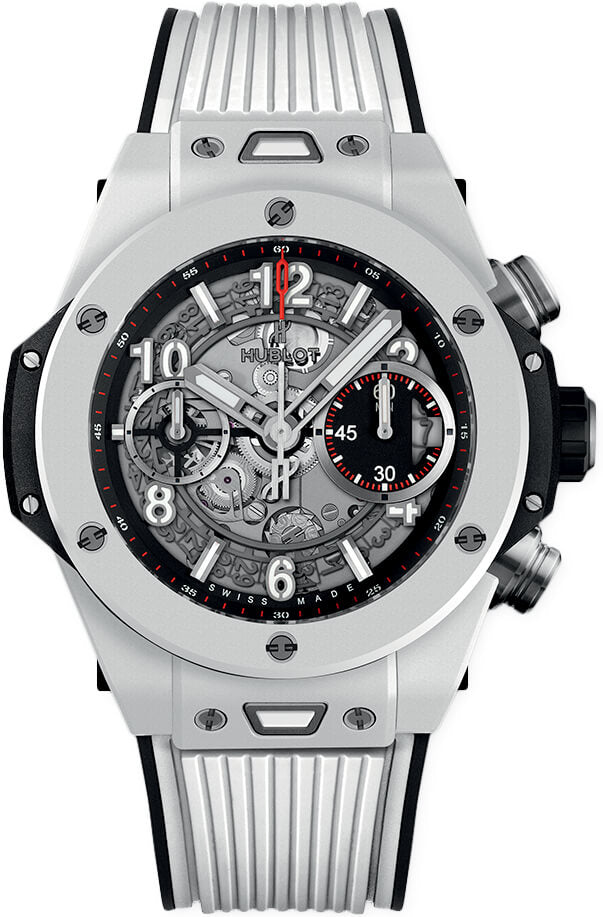 Hublot Big Bang, Unico White ceramic, 42mm, Ref# 441.HX.1170.RX, Dial