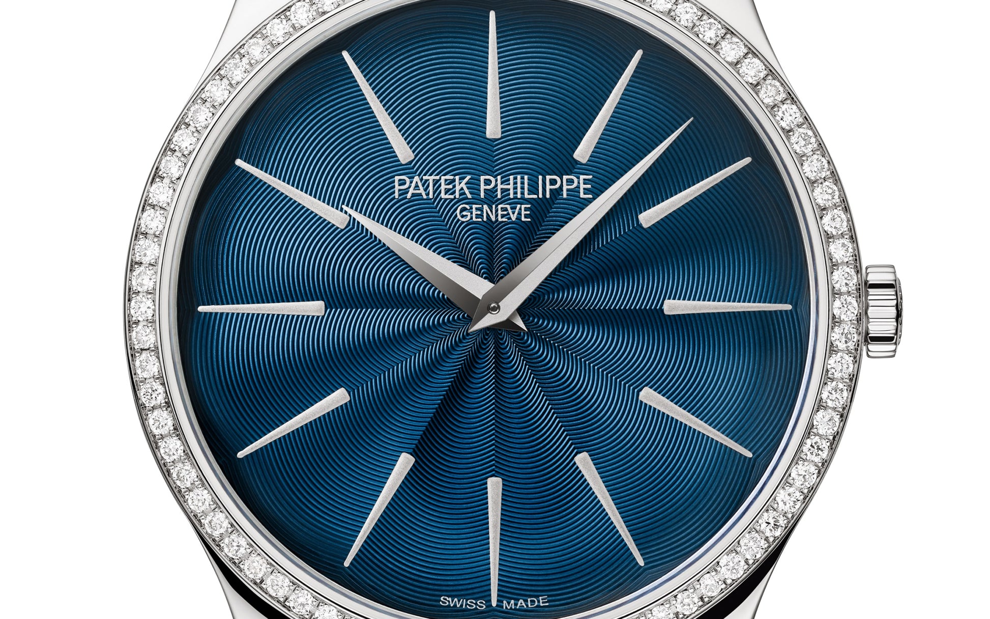 Patek Philippe Ladies' Calatrava, 18k White Gold, 35mm, Ref# 4997/200G-001, Dial