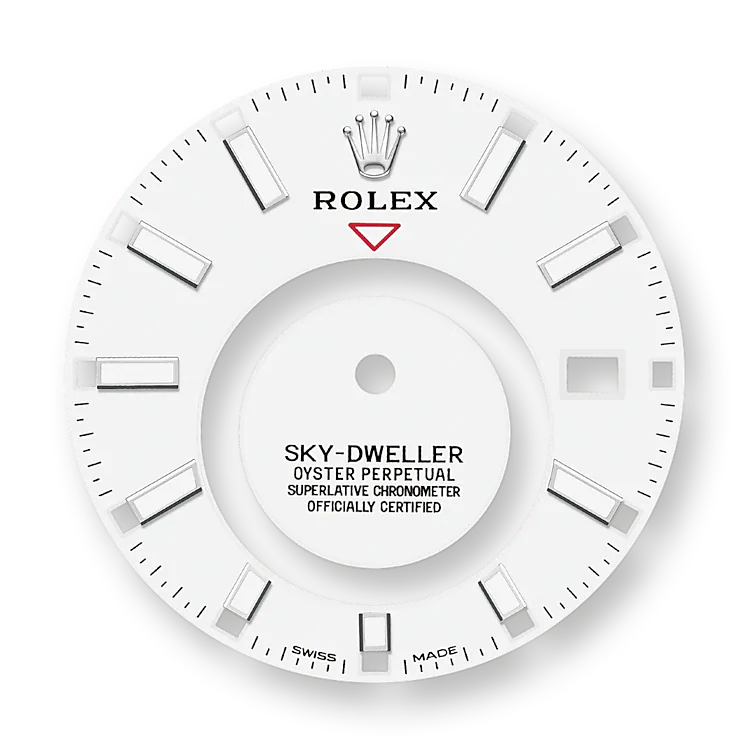 Rolex Sky-Dweller 42mm, Oystersteel and 18k Yellow Gold, Ref# 326934-0001, Dial