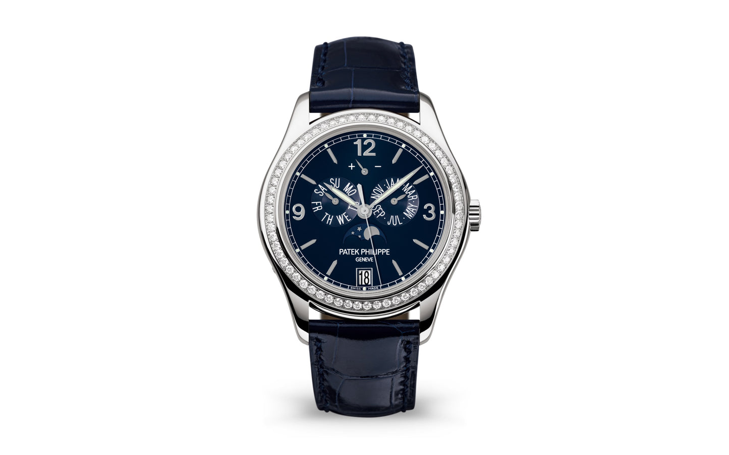 Patek Philippe Grand Complication, 18k White Gold, 39mm, Annual Calendar / Moonphases Ref# 5147G-001, 1