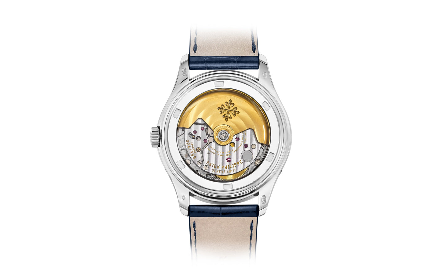 Patek Philippe Grand Complication, 18k White Gold, 39mm, Annual Calendar / Moonphases Ref# 5147G-001, back