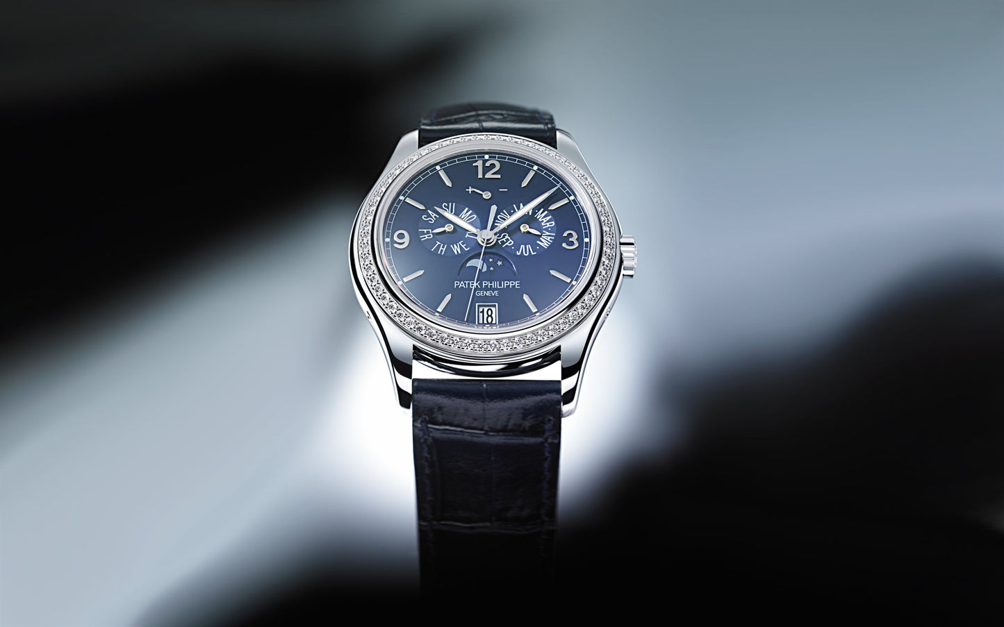 Patek Philippe Grand Complication, 18k White Gold, 39mm, Annual Calendar / Moonphases Ref# 5147G-001, Main view
