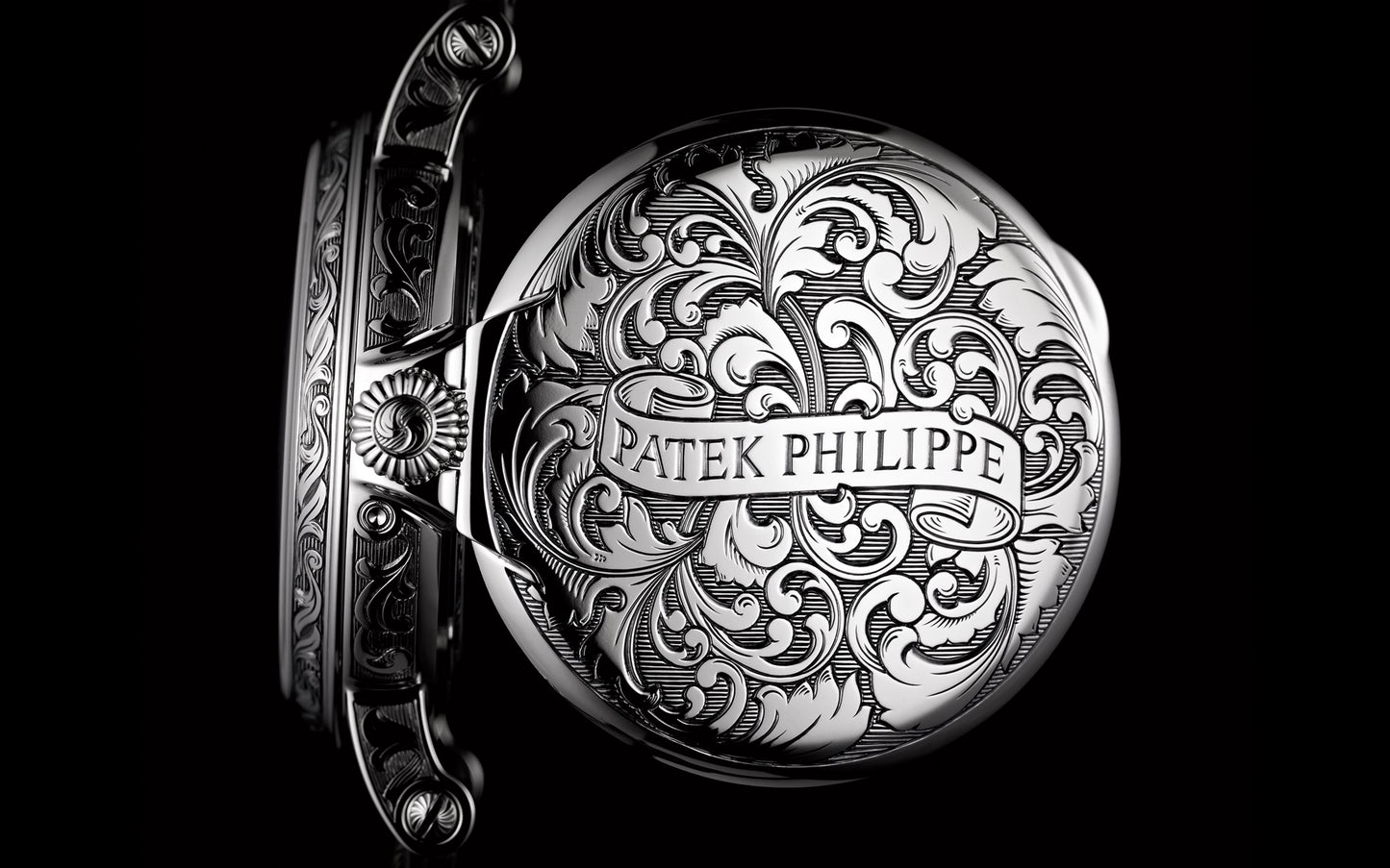 Patek Philippe Grand Complication, 18k White Gold, 38mm, Ref# 5160/500G-001, cover on the back