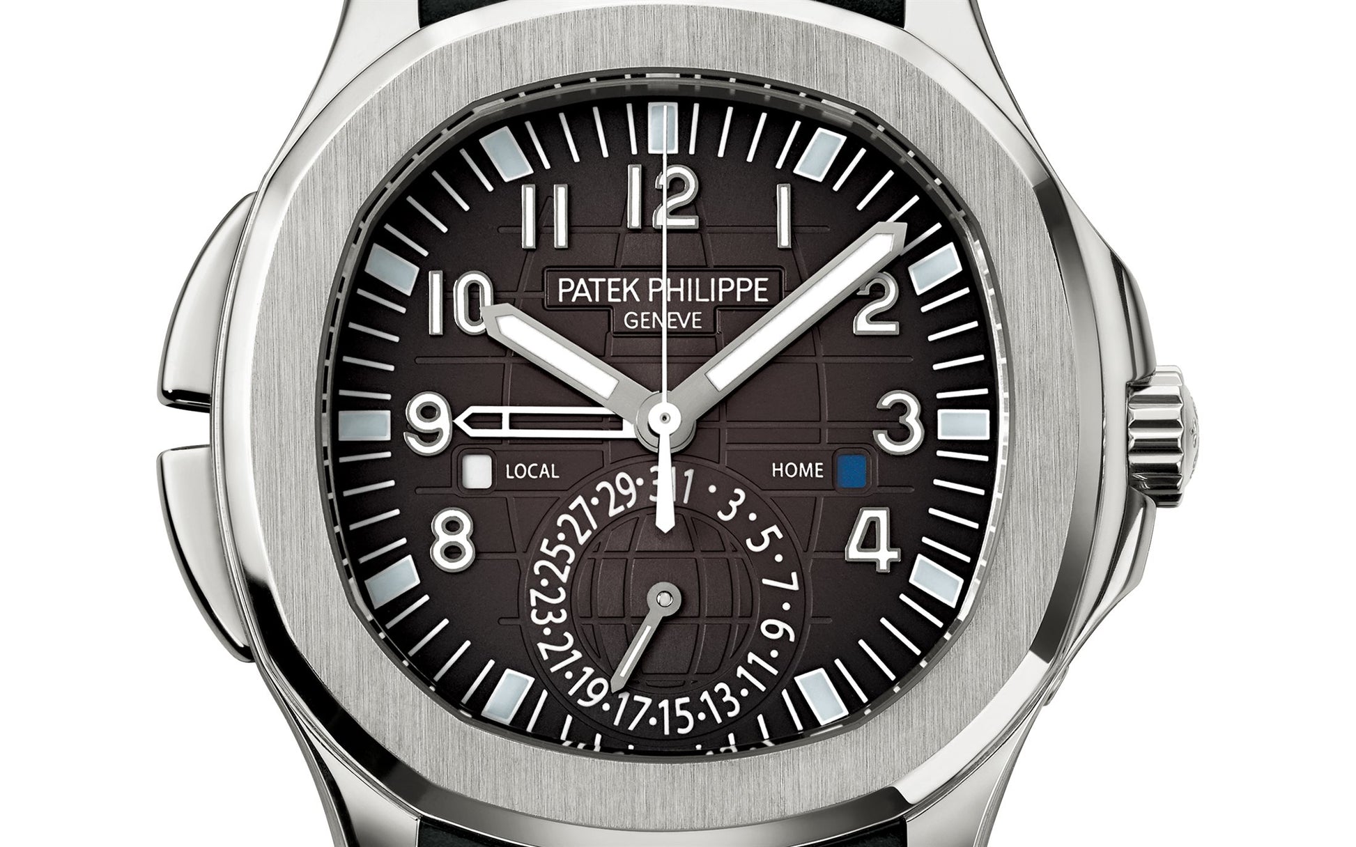 Patek Philippe Aquanaut Travel Time, Stainless Steel, 40,8mm, Ref# 5164A-001, Dial