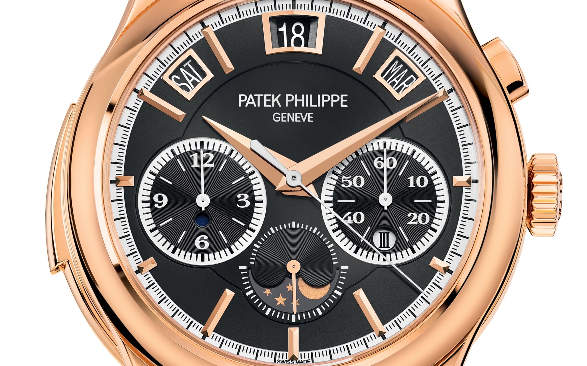 Patek Philippe Grand Complication, 18k Rose Gold, 42mm, Ref# 5208R-001, Dial