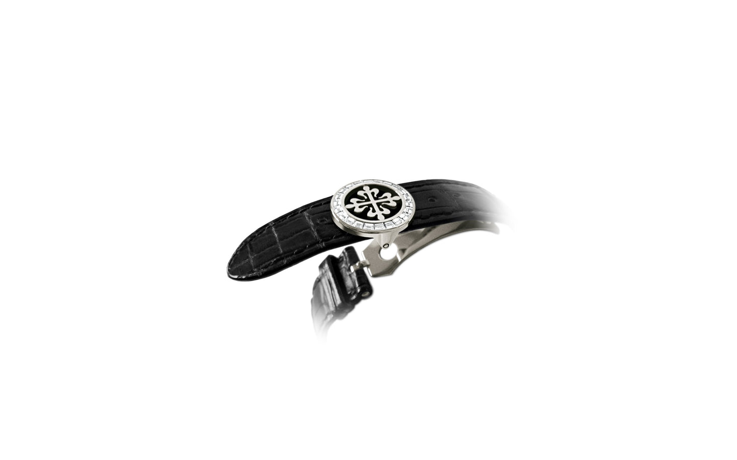Patek Philippe Grand Complication, Platinum set with baguette diamonds, 41mm, Ref# 5271P-001, Clasp, strap