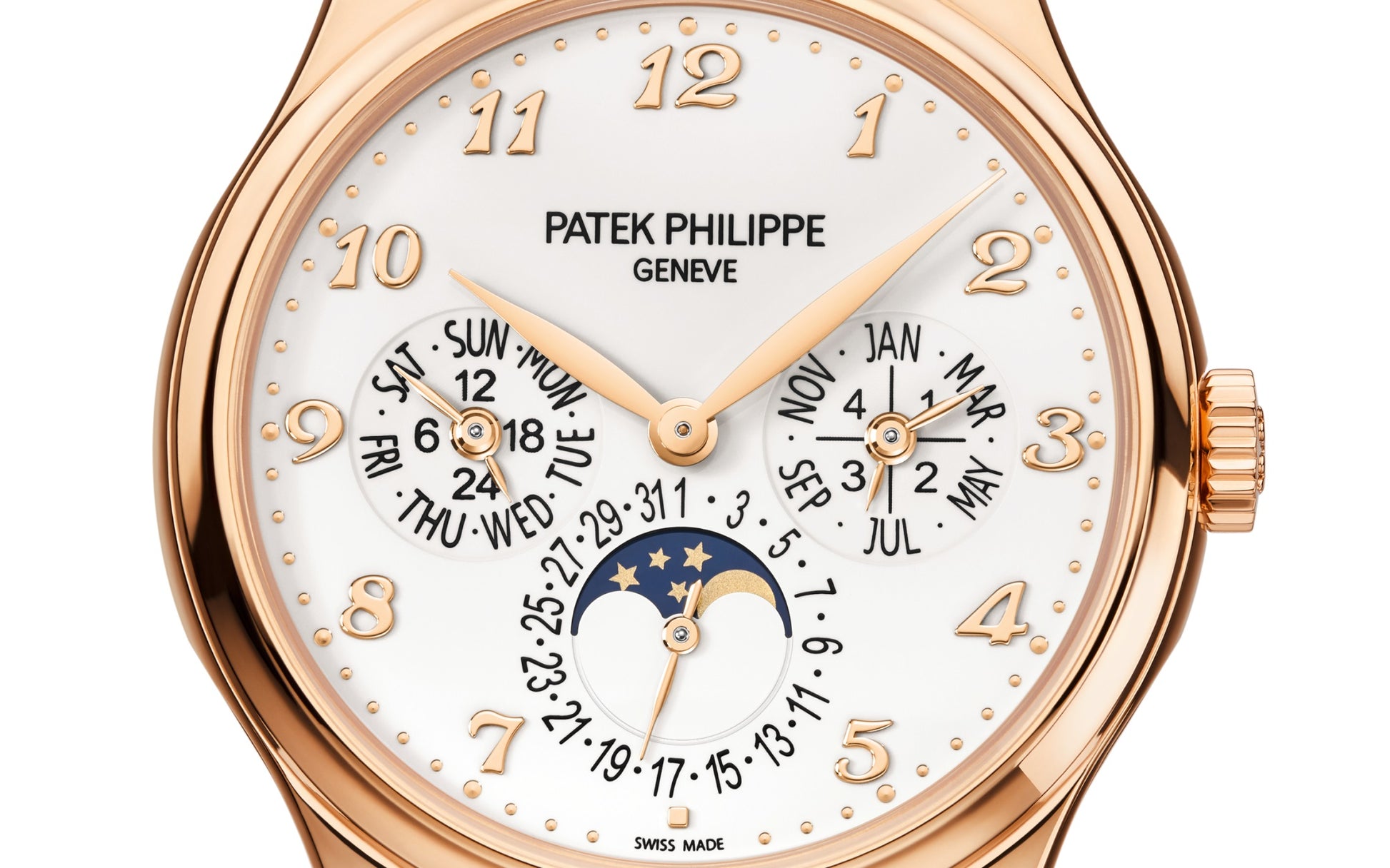 Patek Philippe Grand Complication, 18kt Everose Gold, 39mm, Ref# 5327R-001, Dial