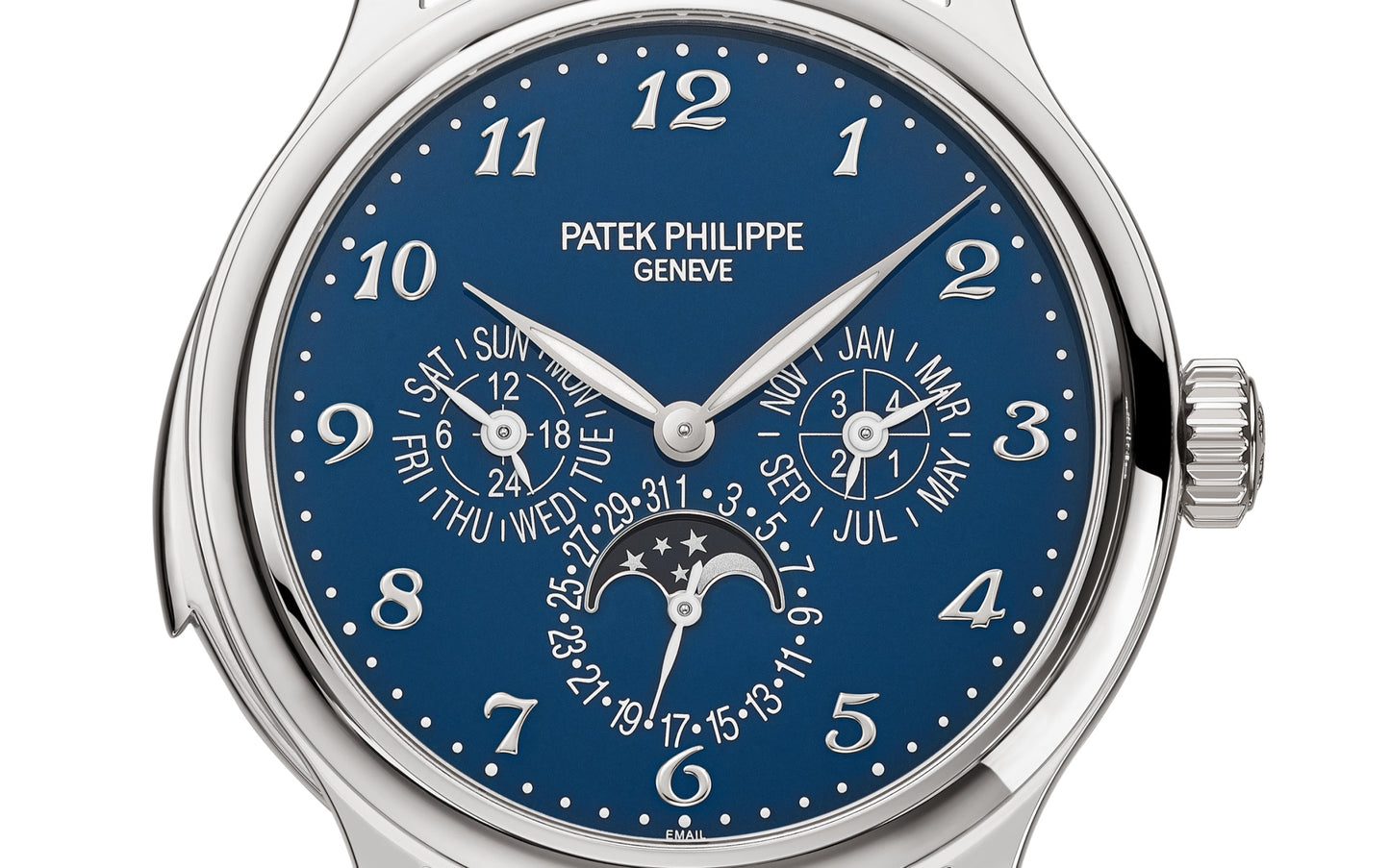 Patek Philippe Grand Complication, 18k White Gold, 42mm, Ref# 5374G-001, Dial