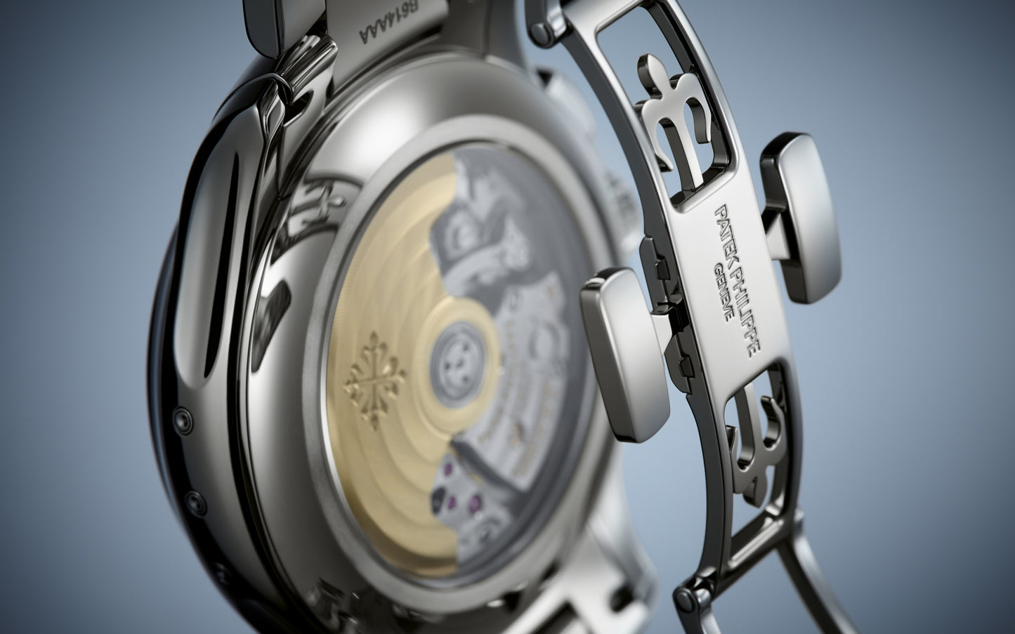 Patek Philippe Sports Complication, Stainless Steel, Flyback Chronograph with Annual Calendar 42mm, Ref# 5905/1A-001, Clasp