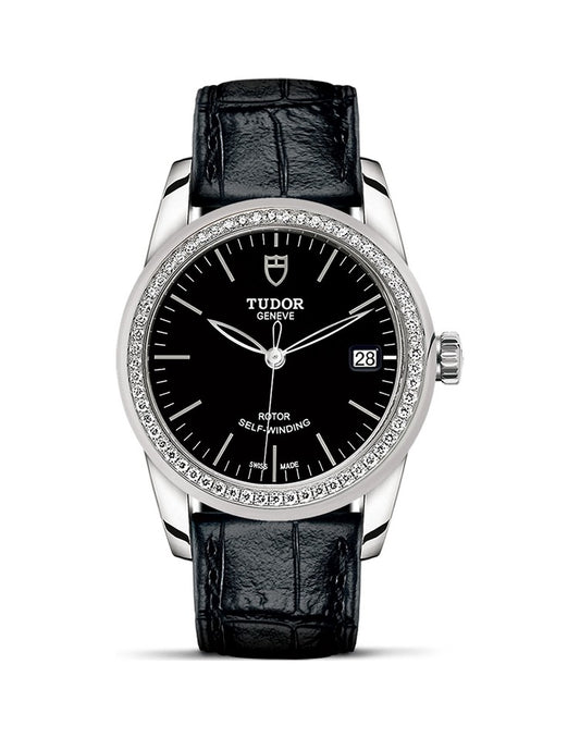 Tudor Glamour Date, Stainless Steel and Diamond-set bezel, 36mm, Ref# M55020-0052