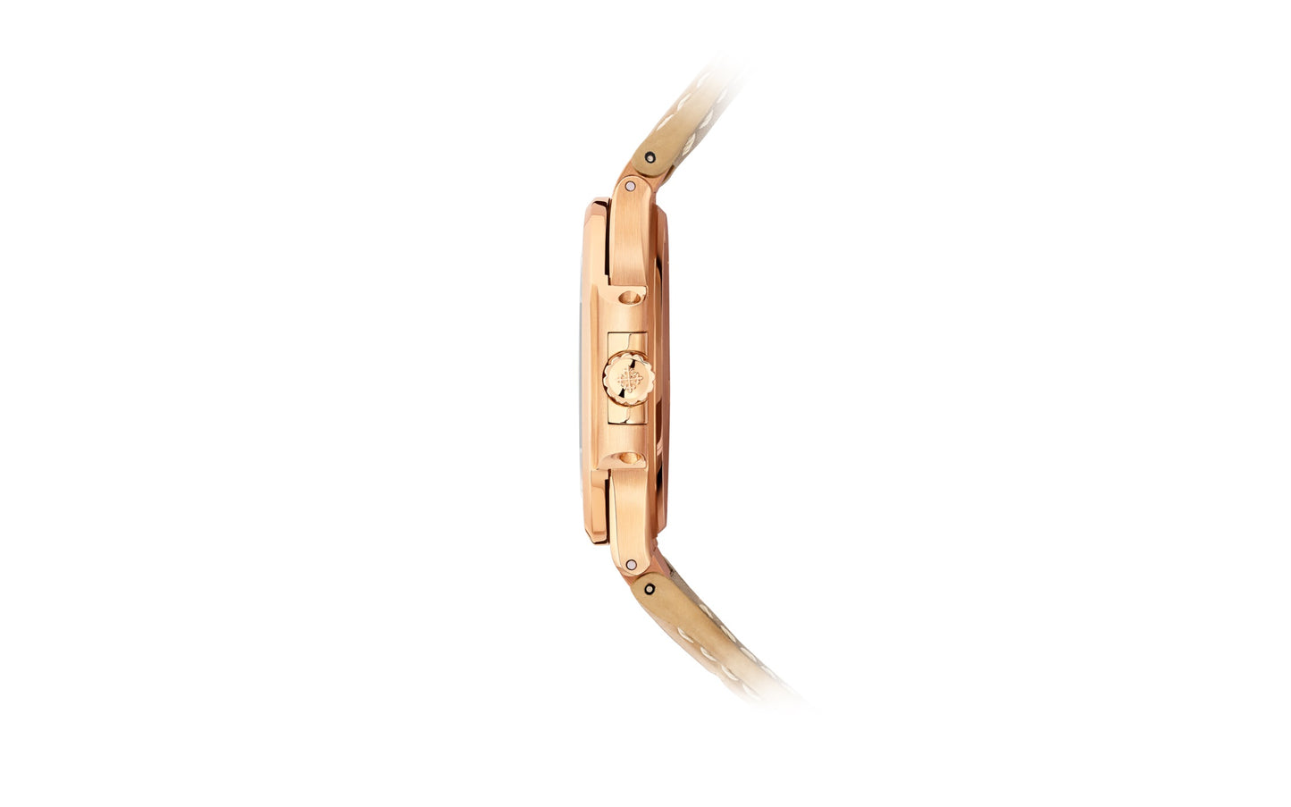 Patek Philippe Nautilus Quartz Diamond Ladies Watch, 18k Rose Gold, 32mm, Ref# 7010R-011, Right