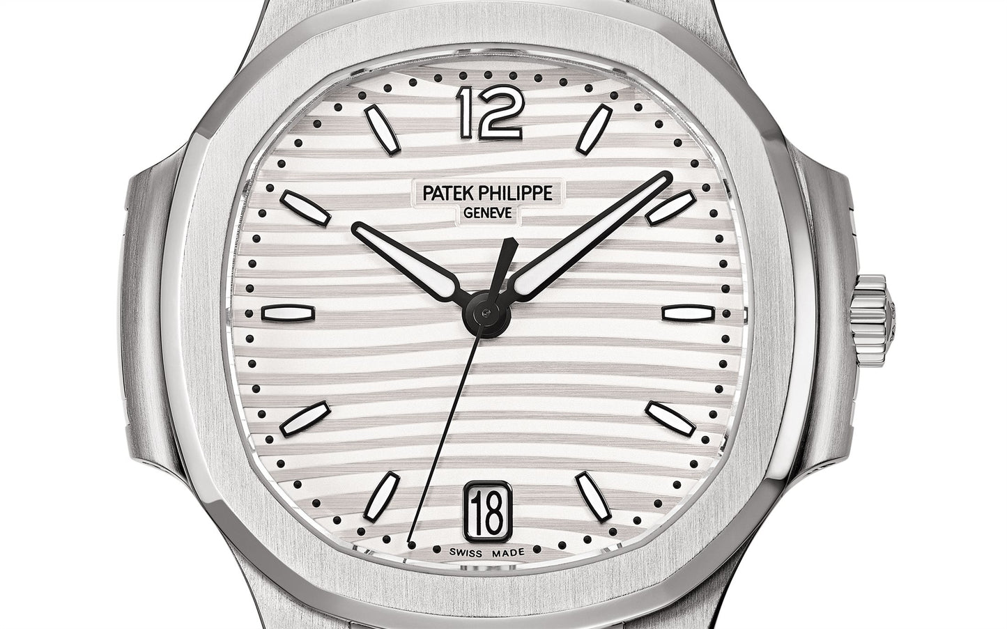 Patek Philippe Nautilus Ladies Automatic Watch, Stainless Steel, 35,2mm, Ref# 7118/1A-010, Dial