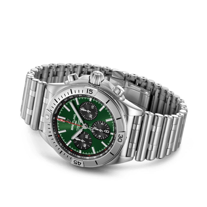 Side Breitling Chronomat B01 42 Stainless Steel Ref# AB0134101L1A1