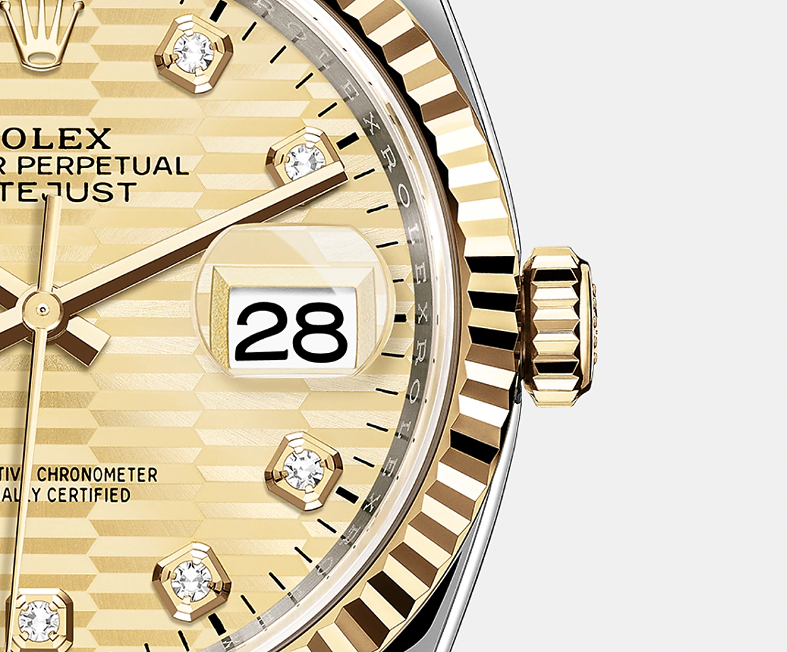 Rolex Datejust 36mm, Oystersteel and 18k Yellow Gold, Ref# 126233-0045, Date
