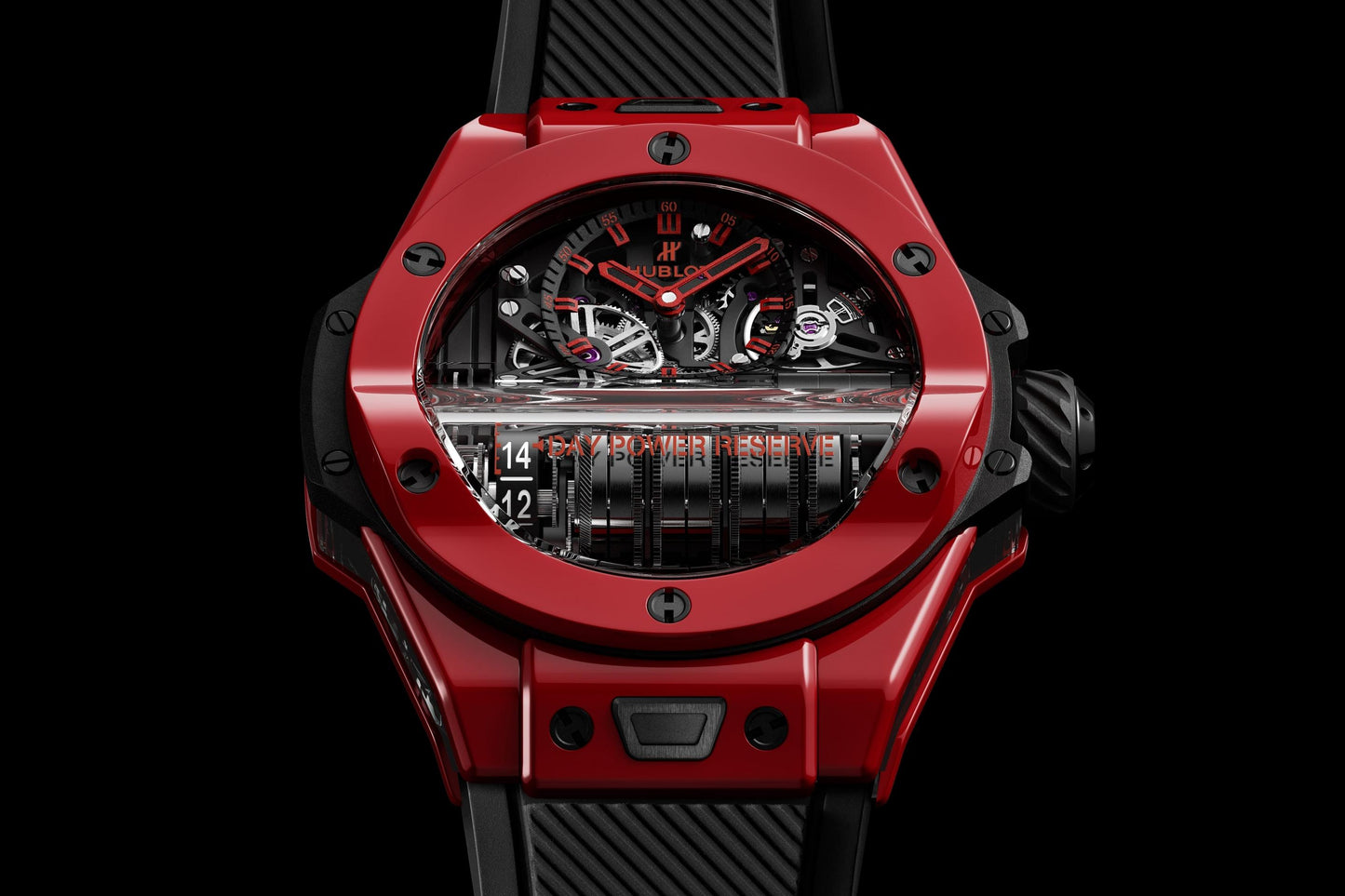 Dial Hublot Big Bang MP-11 POWER RESERVE 14 DAYS RED MAGIC Ref# 911.CF.0113.RX