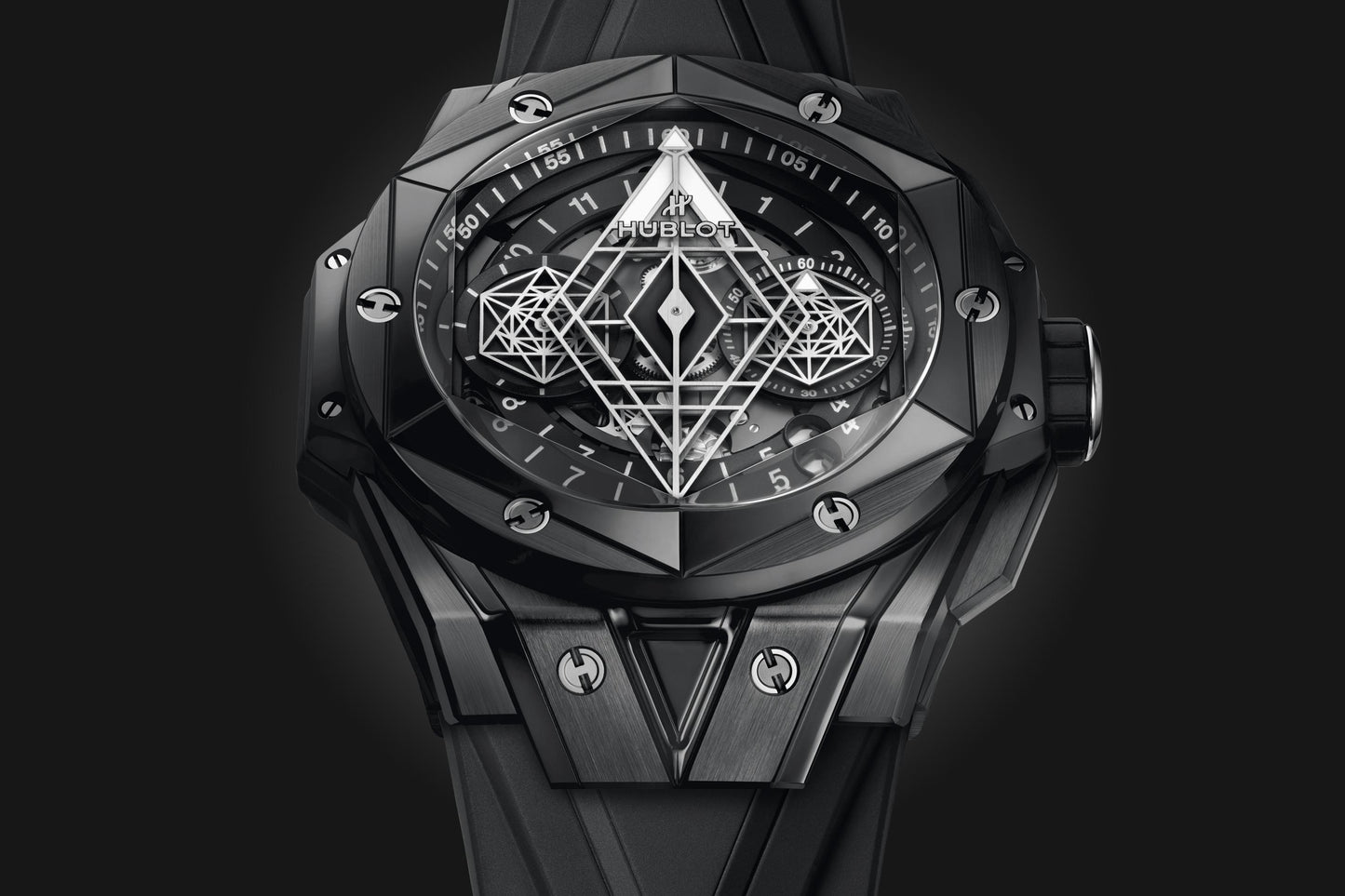 Dial Hublot Big Bang SANG BLEU II BLACK MAGIC Ref# 418.CX.1107.RX.MXM22