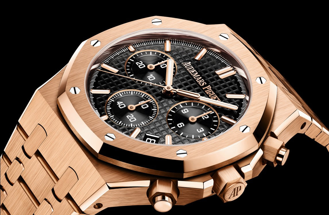 Side Audemars Piguet Royal Oak SELFWINDING CHRONOGRAPH "50TH ANNIVERSARY" Ref# 26240OR.OO.1320OR.02