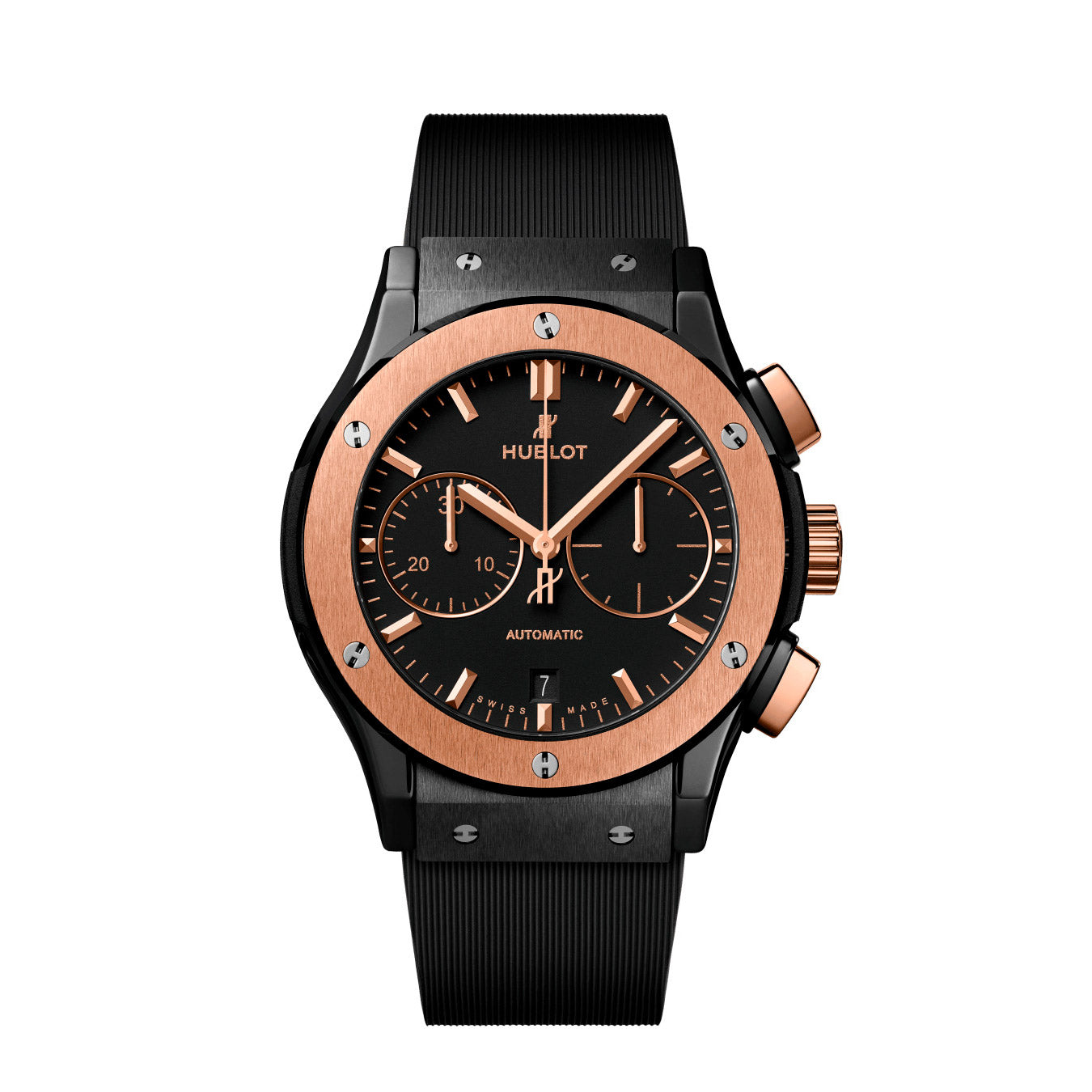 Hublot Classic Fusion Chronograph Ceramic King Gold 45mm Ref 521.CO. Affordable Swiss Watches Inc