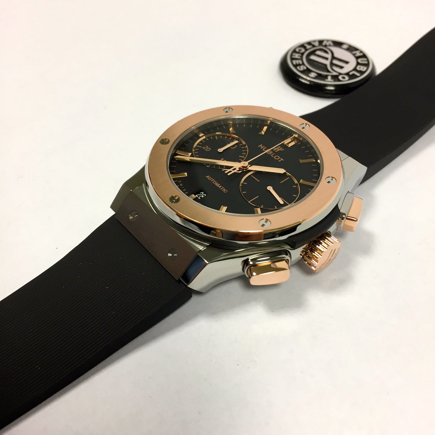 Hublot Classic Fusion Chronograph Titanium King Gold 45mm, Ref# 521.NO.1181.RX, Right