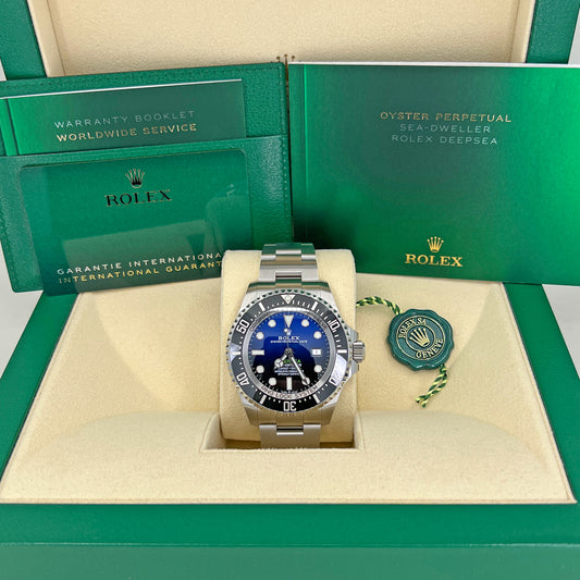 Pre-owned 2021, Rolex Deepsea D-Blue James Cameron Ref# 126660-0002
