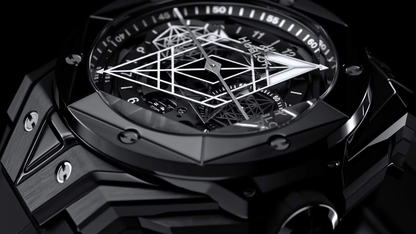 Dial Hublot Big Bang SANG BLEU II BLACK MAGIC Ref# 418.CX.1107.RX.MXM22