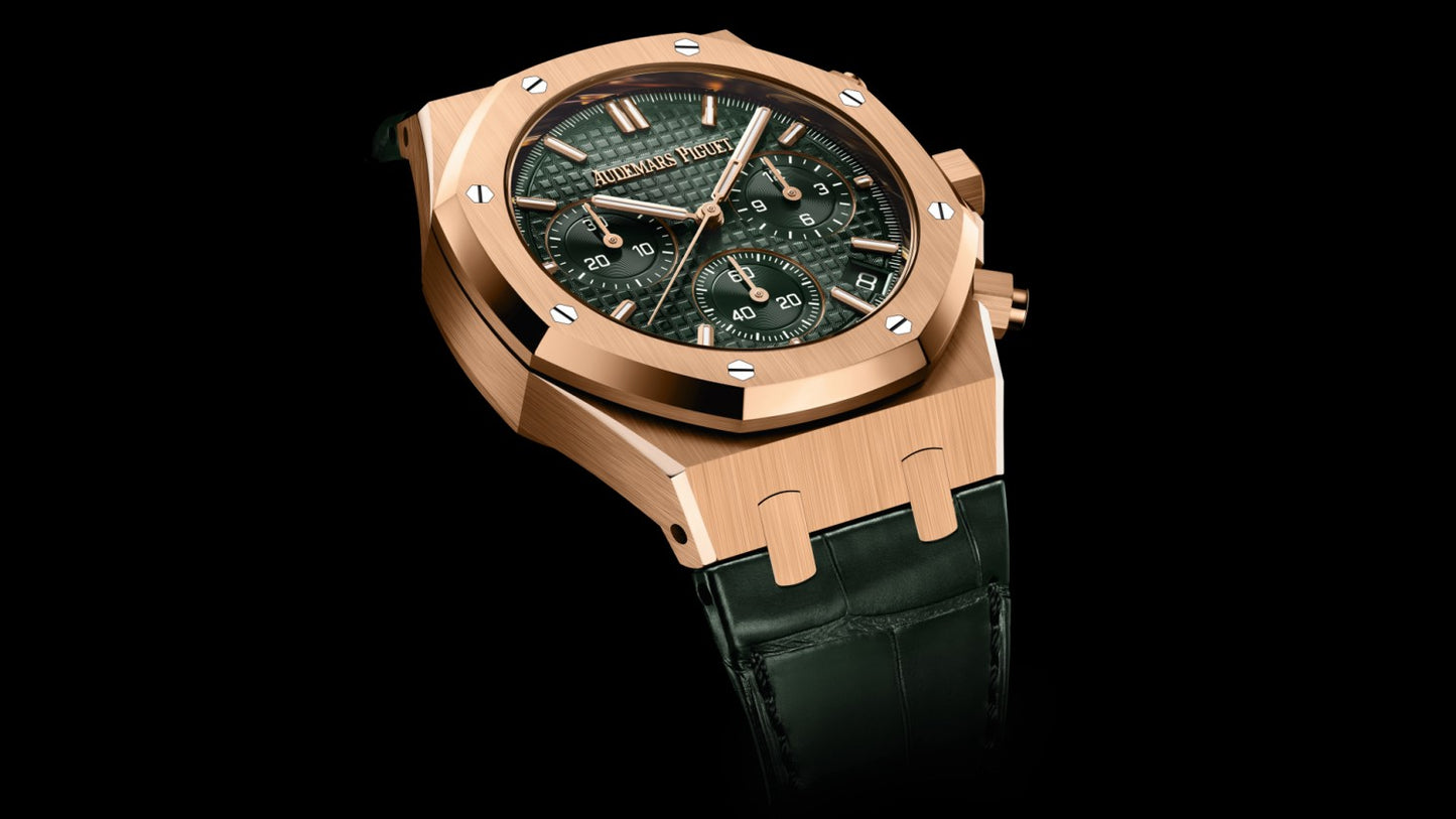 Side Audemars Piguet Royal Oak SELFWINDING CHRONOGRAPH "50TH ANNIVERSARY" Ref# 26240OR.OO.D404CR.01