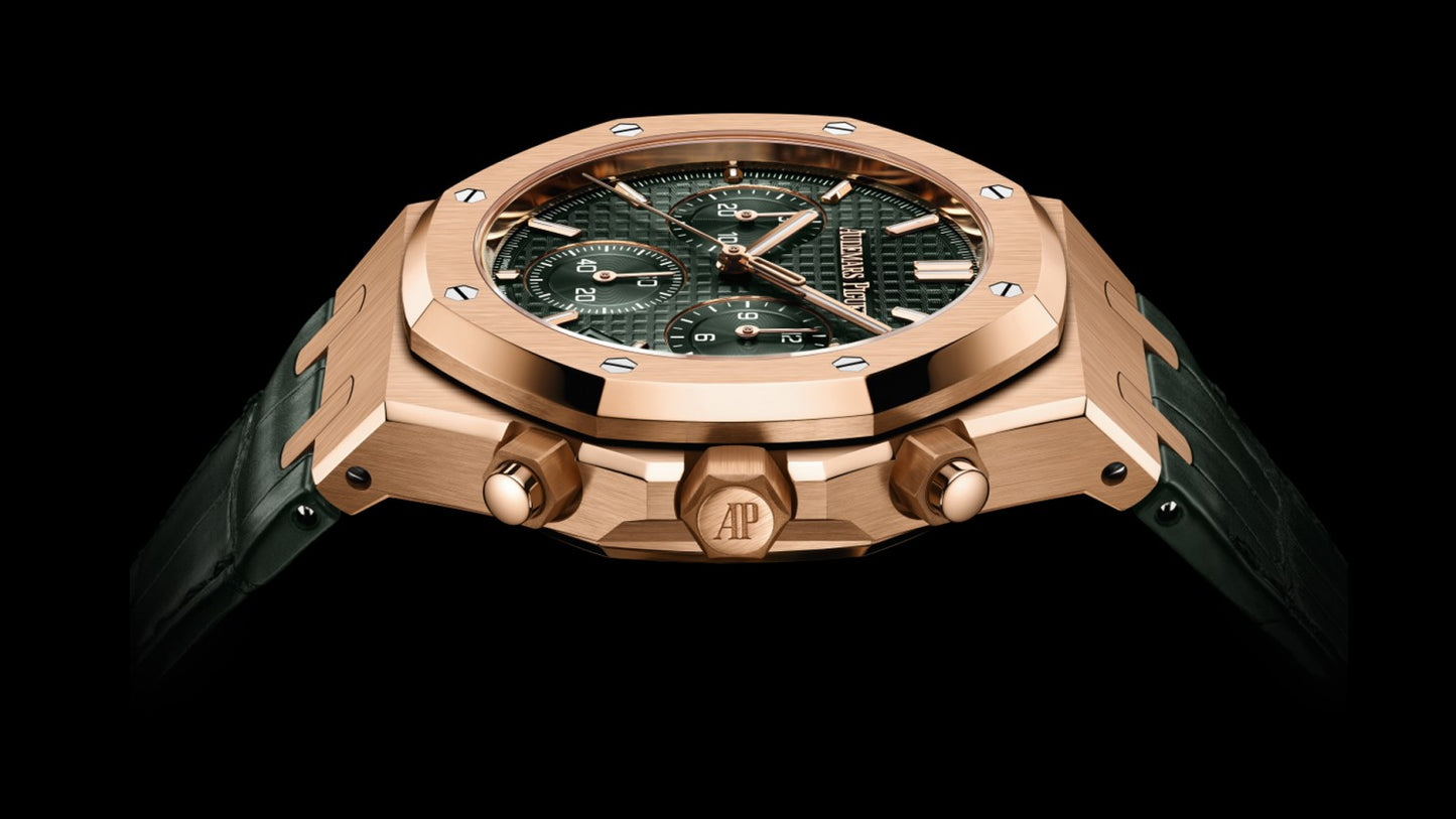 Side Audemars Piguet Royal Oak SELFWINDING CHRONOGRAPH "50TH ANNIVERSARY" Ref# 26240OR.OO.D404CR.01