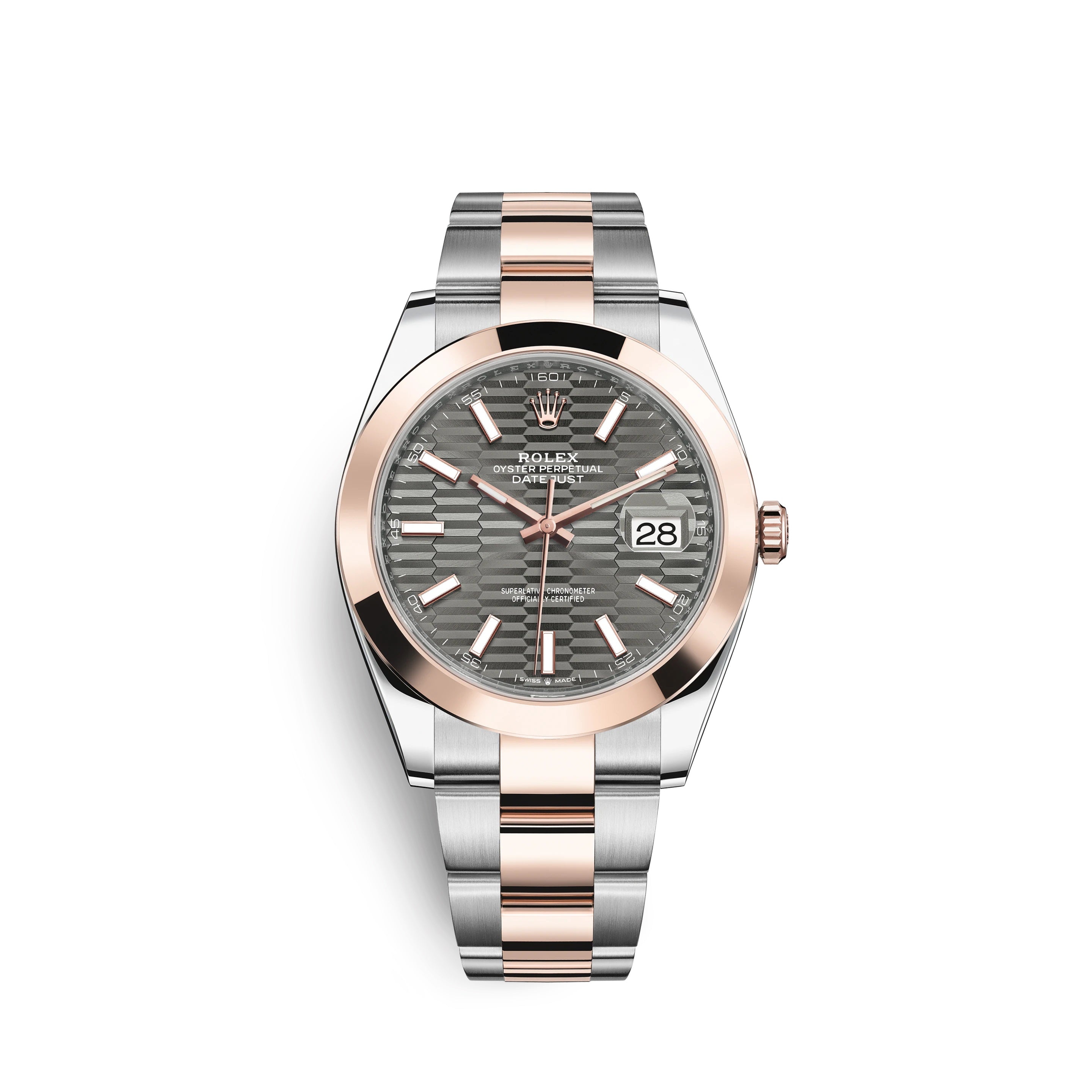 Rolex Datejust 41mm, Oystersteel and 18k Everose Gold, Ref# 126301  